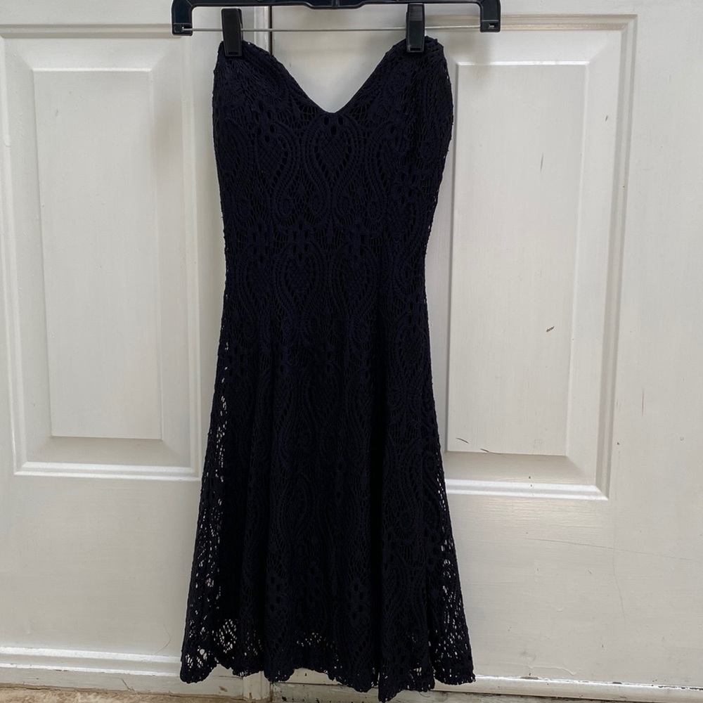 Junior size XS, black lace sundress.
